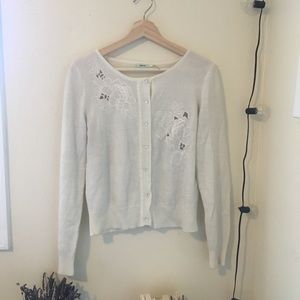 urban outfitters rose cardigan